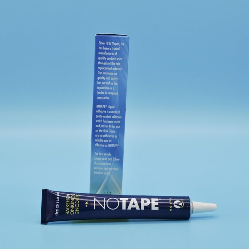 Vapon No Tape Liquid Adhesive 1.0oz - Professional Silicone Bonding Adhesive for Hair Systems and Wigs - Image 2